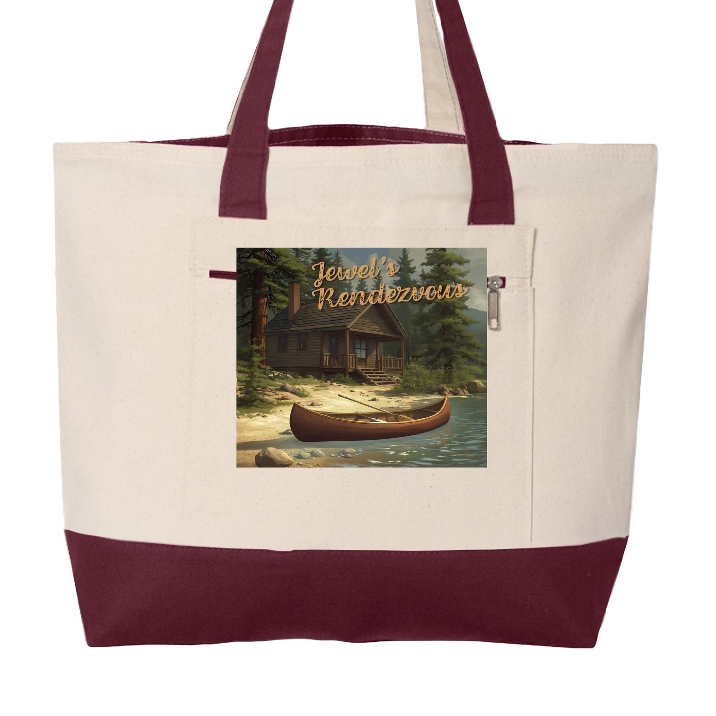 Natural/ Maroon - FRONT